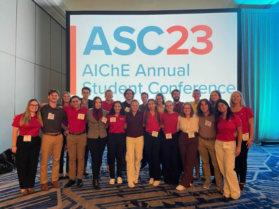 AIChE 2023 Annual Student Conference RoundUp Department of Chemical
